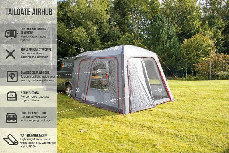 Vango Tailgate Airhub Low Awning (2022) 3 Vango Tailgate Airhub Low Awning (2022) - Image 3