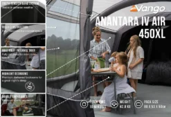 Vango Anantara IV 450xl Air Tent (2023) -Vango Camping anantara iv air 450xl low res