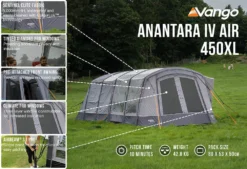 Vango Anantara IV 450xl Air Tent (2023) -Vango Camping anantara iv air 450xl low res2