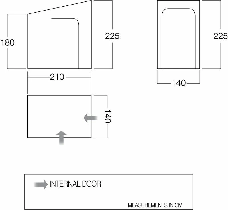 Vango Caravan Awning Bedroom (BR002) 2 Vango Caravan Awning Bedroom (BR002) - Image 2