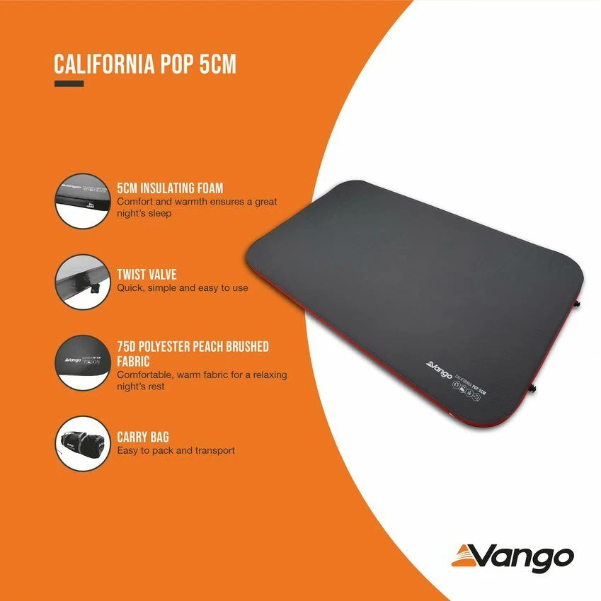 Vango California Pop 5cm Self Inflating Mattress 7 Vango California Pop 5cm Self Inflating Mattress - Image 7