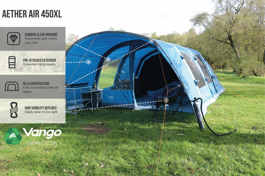 Vango Aether Air 450XL Tent (2022) 3 Vango Aether Air 450XL Tent (2022) - Image 3