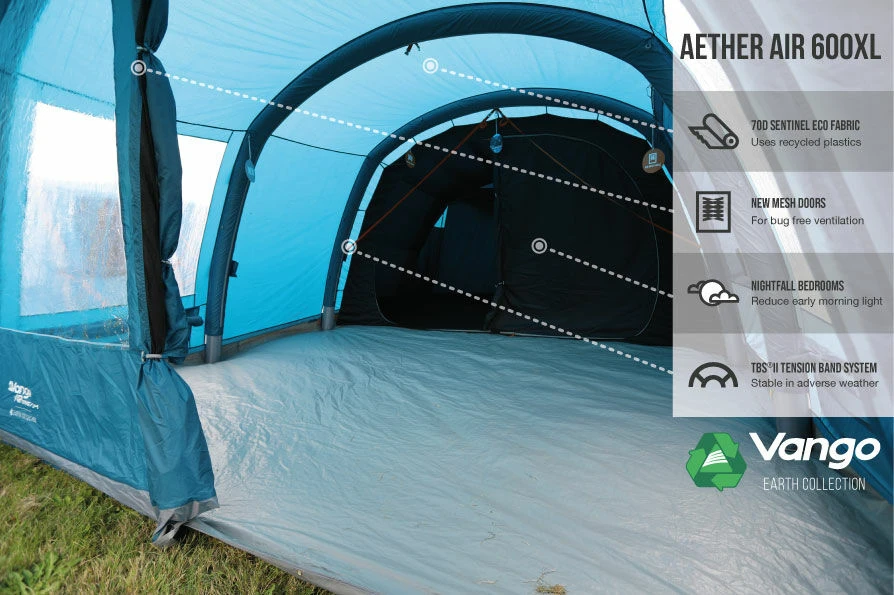 Vango Aether Air 600XL Tent (2022) 4 Vango Aether Air 600XL Tent (2022) - Image 4