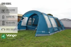 Vango Joro Poled 600XL Tent (2022) 21 Vango Joro Poled 600XL Tent (2022) -Vango Camping earth collection poled infographics call outs4