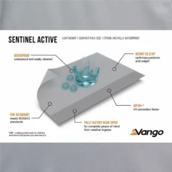 Vango Faros II Low Poled Awning (180 - 210cm) -Vango Camping fabric diagrams sentinel active awning