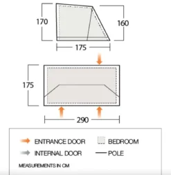 Vango Studio Large For Anantara IV (TA010) -Vango Camping floorplan studio l 1