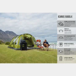 Vango Icarus 500 Deluxe Family Tent -Vango Camping go 350646 d