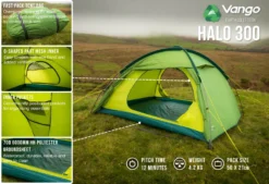 Vango Halo 300 Tent (2022) -Vango Camping halo 300 low res2