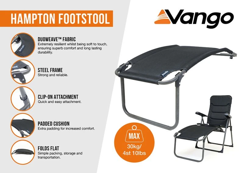 Vango Hampton Padded Footrest 2 Vango Hampton Padded Footrest - Image 2