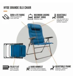 Vango Hyde Grande DLX Chair -Vango Camping hyde grande dlx chair 6