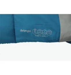 Vango Kanto Single Sleeping Bag - Blue -Vango Camping kanto blue 3
