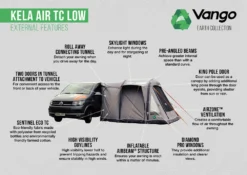 Vango Kela Air TC Low Awning (2023) -Vango Camping kela air tc low 1