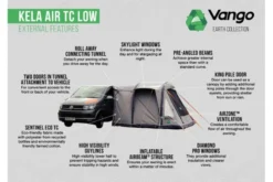 Vango Kela Air TC Low Inflatable Awning 2023 -Vango Camping kela air tc low image 4