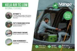 Vango Kela Air TC Low Inflatable Awning 2023 -Vango Camping kela air tc low image 5