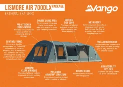 Vango Lismore Air 700DLX Tent Package (2023) 14 Vango Lismore Air 700DLX Tent Package (2023) -Vango Camping lismore air 700dlx package