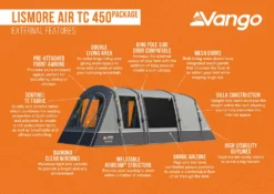 Vango Lismore Air TC 450 Tent Package (2023) 6 Vango Lismore Air TC 450 Tent Package (2023) -Vango Camping lismore air tc 450 package