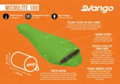 Vango Microlite 100 Sleeping Bag -Vango Camping microlite 100 image 3