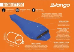 Vango Microlite 200 Sleeping Bag -Vango Camping microlite 200 image 3