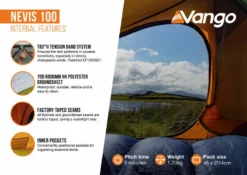 Vango Nevis 100 Tent (2023) -Vango Camping nevis 1002 small