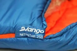 Vango Nitestar Alpha 250 Single Sleeping Bag - Classic Blue -Vango Camping nitestar alpha 250 classic blue image 3