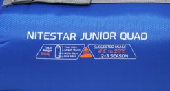 Vango Nitestar Alpha Junior Quad Single Sleeping Bag -Vango Camping nitestar alpha junior quad image 3