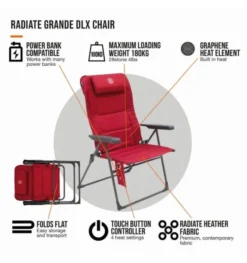 Vango Radiate Chair - Grande DLX -Vango Camping radiate grande dlx chair 3 1