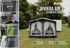 Vango Riviera Air 330 Elements ProShield Caravan Awning (2023) 14 Vango Riviera Air 330 Elements ProShield Caravan Awning (2023) -Vango Camping riviera air 330 eps