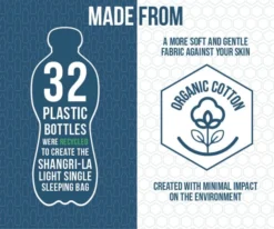 Vango Shangri-La Light Single Sleeping Bag -Vango Camping shangri la light single recycle