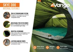 Vango Skye 300 Tent (2022) -Vango Camping skye 300 infographic2 lr