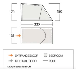 Vango Studio Small (TA009) (for Anantara IV) -Vango Camping studio s floor