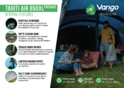 Vango Tahiti 850XL Air Tent (2023) -Vango Camping tahiti air 850xl package2