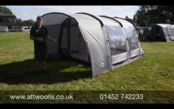 Vango Galli Low (Poled) Awning 2023 -Vango Camping vango galli poled awning