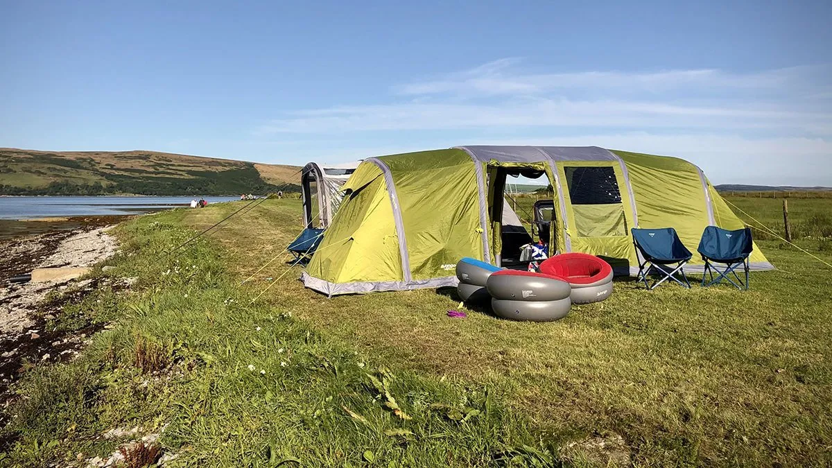 Vango Camping -Vango Camping 2021 Vango Lifestyle Inflatable Donut Flocked Chair HI large